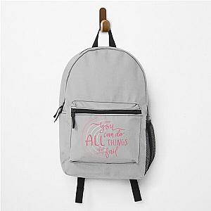 Lord, You Can Do All Things But Fail ("Never Lost" By Elevation Worship Lyrics) Backpack