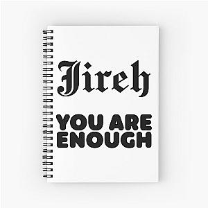 Elevation Worship Merch Jireh You Are Enough Spiral Notebook