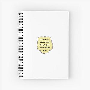 Elevation Worship song lyrics sticker Spiral Notebook