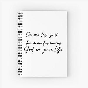 Talking to Jesus  Maverick City Music & Elevation Worship Spiral Notebook