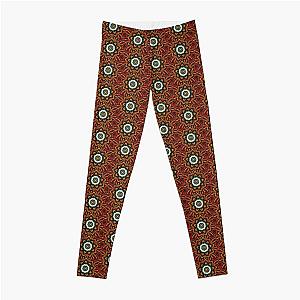 *HEAVEN ELEVATION DREAM ADORATION BAHA'I INTERIOR DOME NINE-POINTED STAR HOUSE WORSHIP ART DECO* Leggings