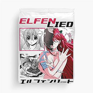 The Girl Escape Dark Fantasy Science Fiction Elfen Lied Anime  Anatomy Doctors Duvet Cover