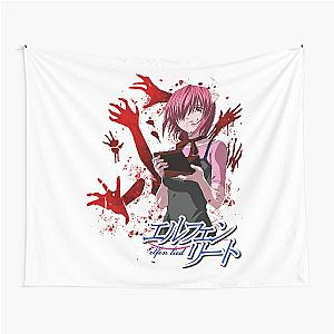 The Girl Escape Dark Fantasy Science Fiction Elfen Lied Anime  Active Duty Artline Tapestry