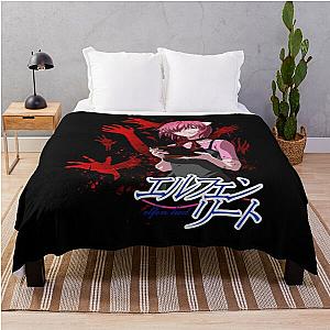 Elfen Lied Anime Gift Throw Blanket