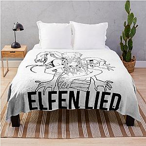 Elfen Lied Throw Blanket