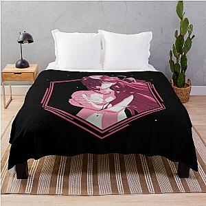 Lucy Elfen Lied Dark Throw Blanket