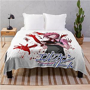 Elfen Lied Throw Blanket