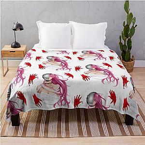 Lucy Elfen Lied Throw Blanket