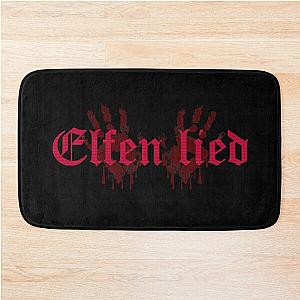 Elfen Lied Logo ORIGINAL by SillyFunredbubblecom Bath Mat