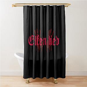 Elfen Lied Logo ORIGINAL drawn by SillyFun redbubble Shower Curtain