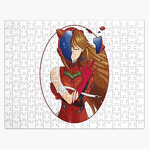 The Girl Escape Fantasy Science Fiction Elfen Lied Anime Asuka Evangelion - Lucy Crossover Fan Puzzle