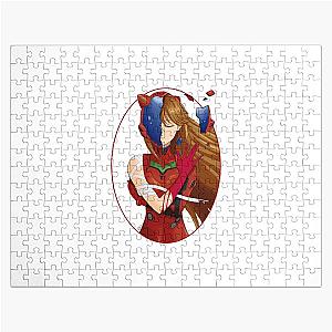 Asuka Evangelion Lucy Elfen Lied fanart Jigsaw Puzzle