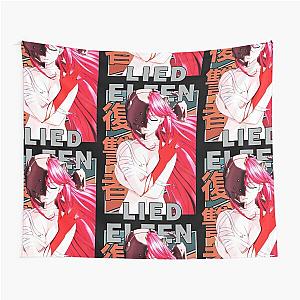 Lucy Elfen Lied Retro Stripe Design Tapestry