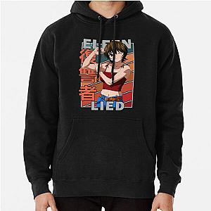 Yuka Elfen Lied Retro Stripe Pullover Hoodie