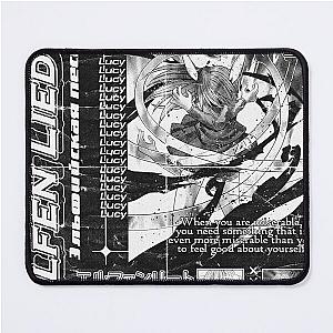 Lucy Elfen Lied Mouse Pad