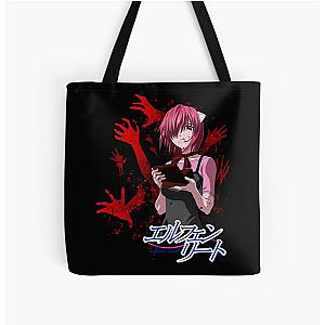 Elfen Lied Anime Gift All Over Print Tote Bag