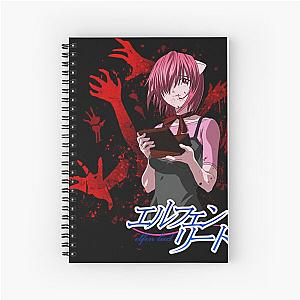 Elfen Lied Spiral Notebook