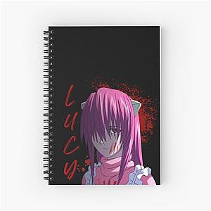 Lucy Elfen Lied Spiral Notebook