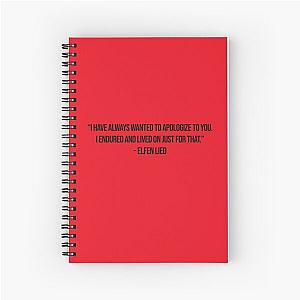 Elfen Lied Spiral Notebook