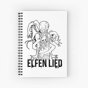 Elfen Lied Spiral Notebook
