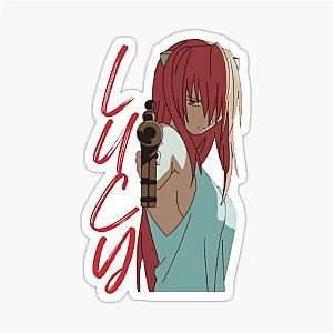 Lucy Elfen Lied Sticker 

I cleaned up the title by removing the weird characters and removing the duplicate word "by".