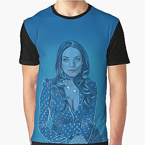 Elizabeth Gillies - Rhapsody Blue Graphic T Shirt