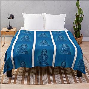 Elizabeth Gillies - Rhapsody in Blue Throw Blanket
