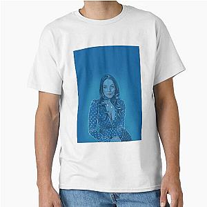 Elizabeth Gillies Rhapsody in Blue Graphic T-Shirt