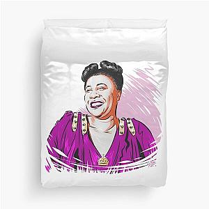 Ella Fitzgerald - An illustration by Paul Cemmick Duvet Cover