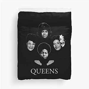 Nina Simone, Ella Fitzgerald, Billie Holiday, Aretha Franklin Duvet Cover