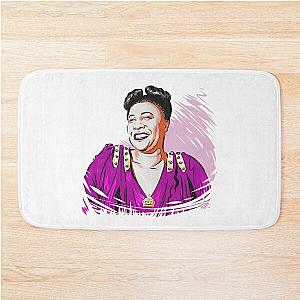 Ella Fitzgerald - An illustration by Paul Cemmick Bath Mat