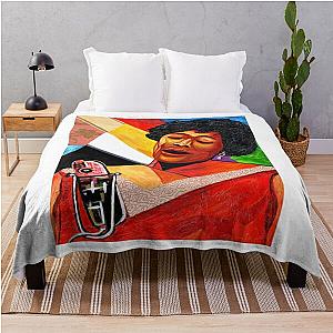 Ella Fitzgerald Lady of Songs Throw Blanket