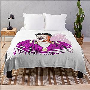 Ella Fitzgerald - An illustration by Paul Cemmick Throw Blanket