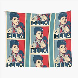 Ella Fitzgerald Hope Poster - Sizes of Jazz History Poster Tapestry