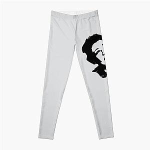 Ella Fitzgerald face - Black and White  Leggings