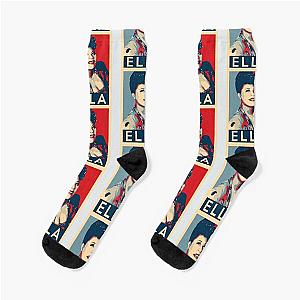 Ella Fitzgerald Hope Poster - Sizes of Jazz History Poster Socks