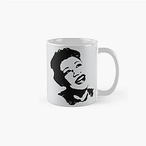 Ella Fitzgerald face - Black and White  Classic Mug