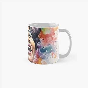 Ella Fitzgerald Portrait - Soulful Singer - Watercolor - Digital Print Classic Mug