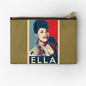 Ella Fitzgerald Hope Poster - Sizes of Jazz History Poster Zipper Pouch