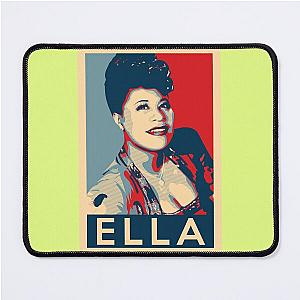 Ella Fitzgerald Hope Poster - Sizes of Jazz History Poster Mouse Pad