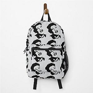 Ella Fitzgerald face - Black and White  Backpack