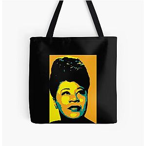 Ella Fitzgerald All Over Print Tote Bag