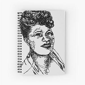 Icon: Ella Fitzgerald Spiral Notebook