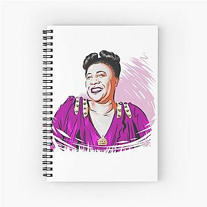 Ella Fitzgerald - An illustration by Paul Cemmick Spiral Notebook