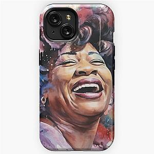 Ella Fitzgerald Portrait - Soulful Singer - Watercolor - Digital Print iPhone Tough Case