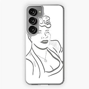 Ella Fitzgerald Line Art Samsung Galaxy Soft Case