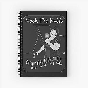 Mack the knife. Ella Fitzgerald. Spiral Notebook