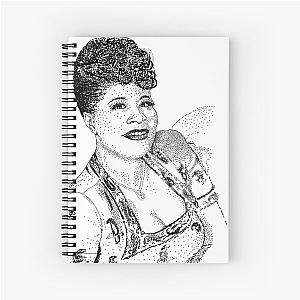 Ella Fitzgerald Famous Jazz Musician Spiral Notebook