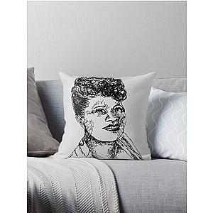 Icon: Ella Fitzgerald Throw Pillow