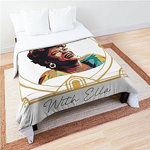 Swinging with Ella Fitzgerald Jazz Lovers Gift Comforter